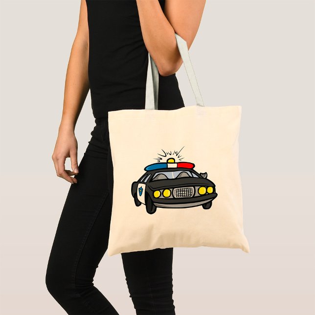 Bolso De Tela Coche de Policía con Luces de Sirena Intermitentes (Subido por el creador)