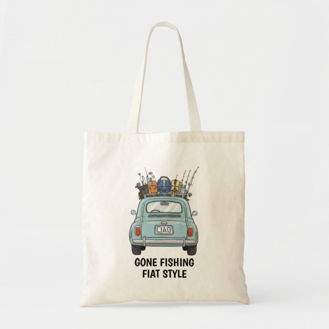 Bolso De Tela Coche Fiat de pesca  (Frente)