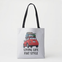 Bolso De Tela Coche Red Fiat