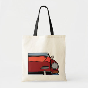 Bolso De Tela Coche rojo vintage