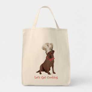 Bolso De Tela Cocina de recuperación de Labrador de chocolate