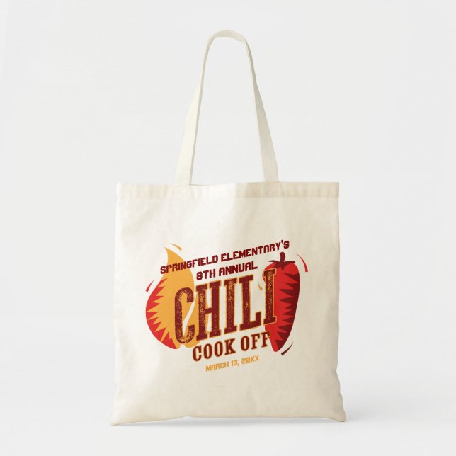 Bolso De Tela Cocinar chile| Concurso de cocina BBQ (Frente)