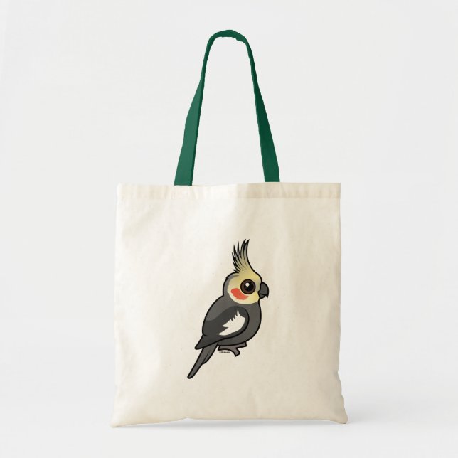 Bolso De Tela Cockatiel (Frente)