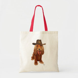 Bolso De Tela Cocker Spaniel Cowboy 2