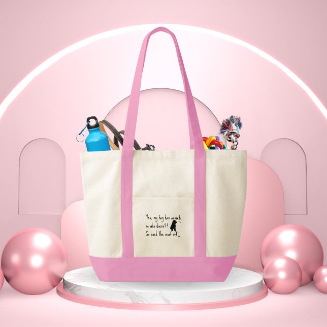 Bolso De Tela Cocker Spaniel Mi Perro tiene angustia (Subido por el creador)