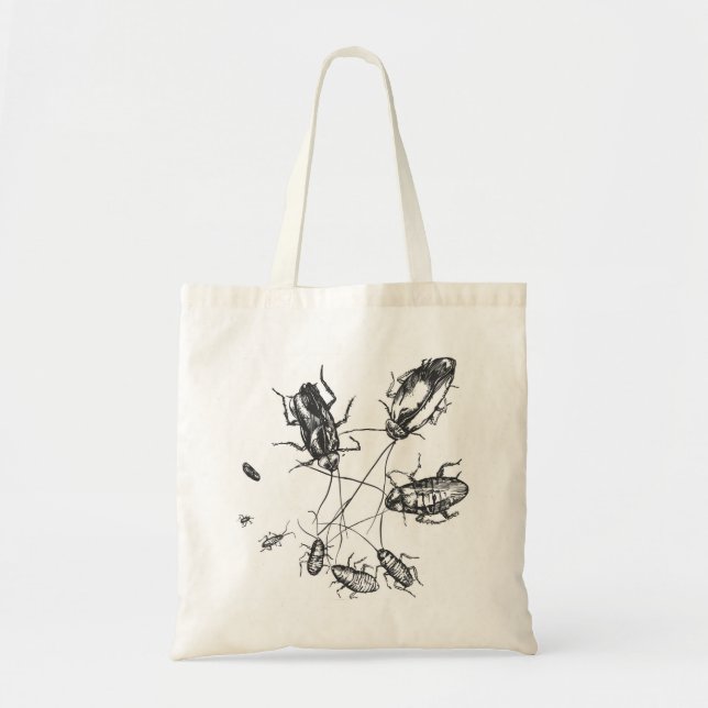 Bolso De Tela Cockroach Shopper (Frente)