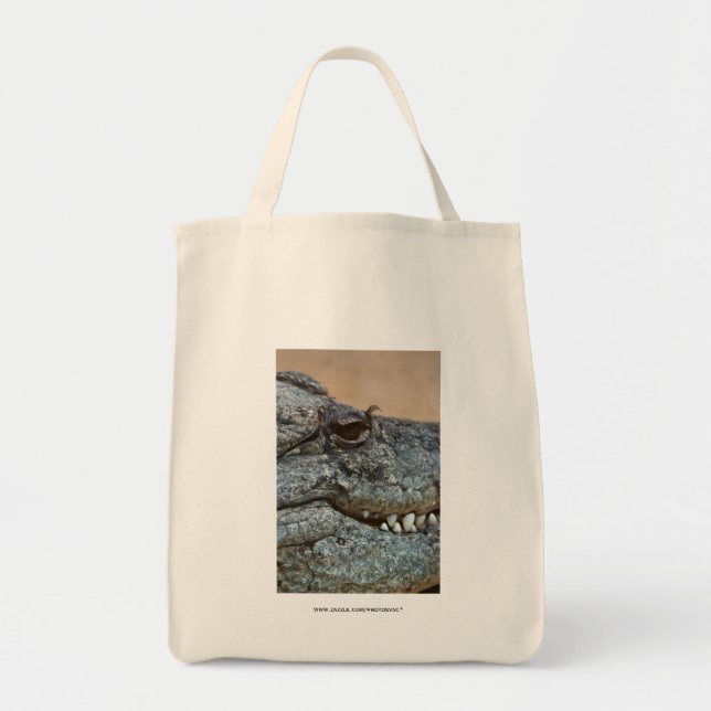 Bolso De Tela Cocodrilo (Frente)