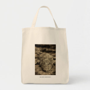 Bolso De Tela Cocodrilo