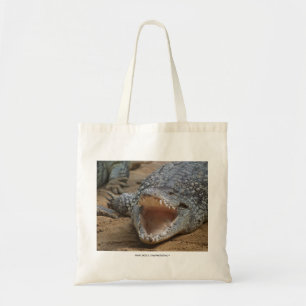 Bolso De Tela Cocodrilo
