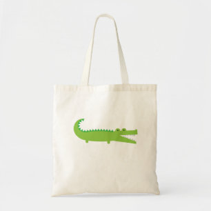 Bolso De Tela Cocodrilo