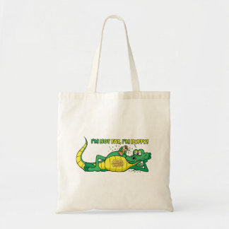 Bolso De Tela Cocodrilo de Dibujos Animados Divertido