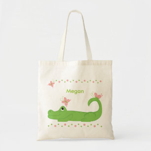 Bolso De Tela Cocodrilo femenino