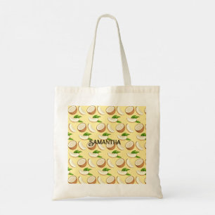 Bolso De Tela Cocoteros tropicales