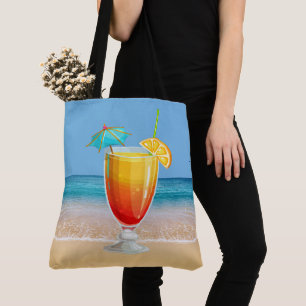 Bolso De Tela Cóctel de Playa