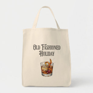 Bolso De Tela Còctel Navideño Divertido a la Antigua