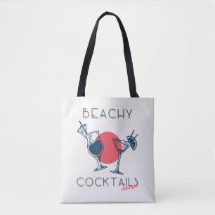Bolso De Tela Cócteles de Playa Aclamaciones Fiesta Arte