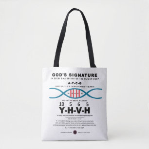 Bolso De Tela Código ADN-YHVH