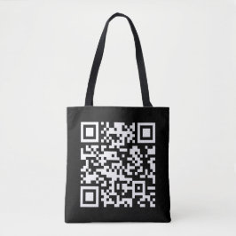 Bolso De Tela Código QR creado al instante (introduciendo su URL