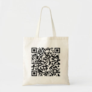 Bolso De Tela código qr lindo divertido lindo camiseta lindo co