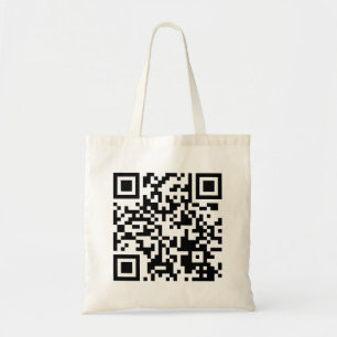 Bolso De Tela código qr lindo divertido lindo camiseta lindo con