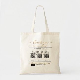 Bolso De Tela Códigos QR de carga y logotipo 3 Aplicaciones de p