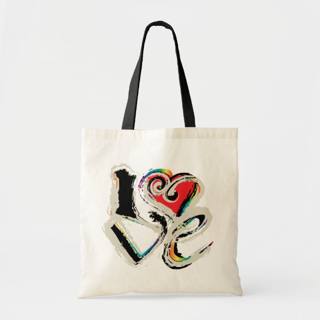 Bolso De Tela Coeur d'Amour (Frente)