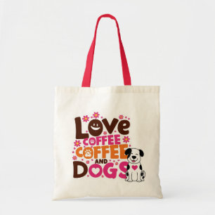 Bolso De Tela Coffe de amor y perros