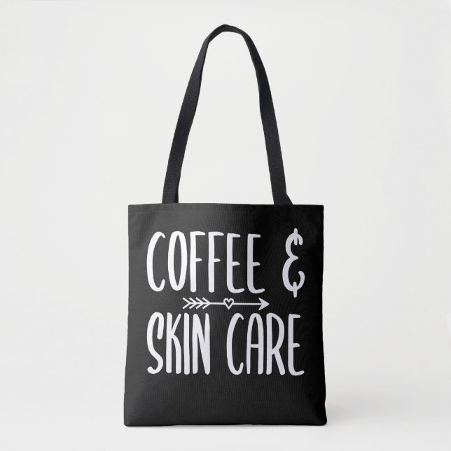 Bolso De Tela Coffee estético Lover Funny Care (Anverso)