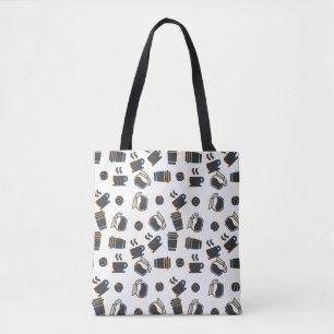 Bolso De Tela Coffee Glitch
