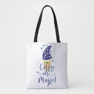 Bolso De Tela Coffee Is Magic Mocha Wizard Personalizado Motto