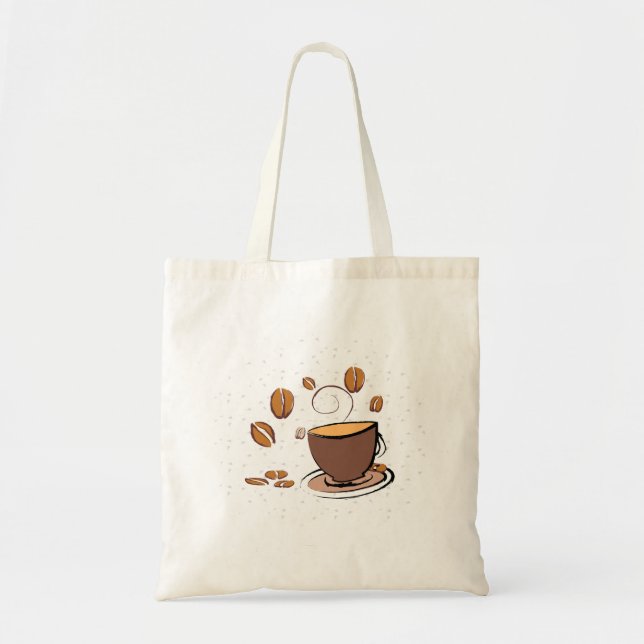 Bolso De Tela Coffee Love (Frente)