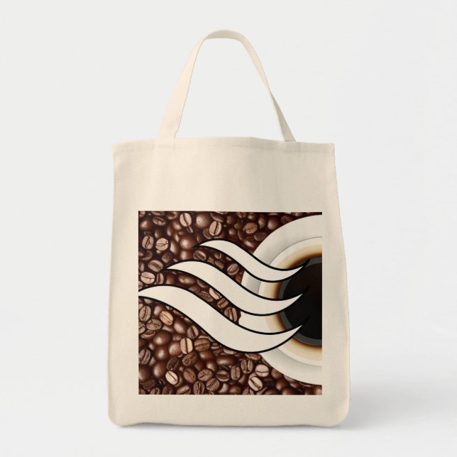 Bolso De Tela Coffee Love (Frente)