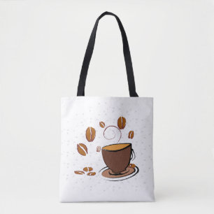 Bolso De Tela Coffee Love