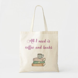 Bolso De Tela Coffee lover bag book lover bag