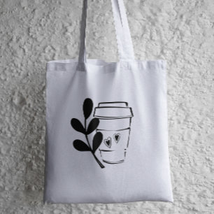 Bolso De Tela Coffee Lover Tink Sketch
