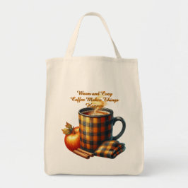 Bolso De Tela Coffee Makes Things Happen