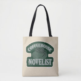 Bolso De Tela Coffeehouse Novelist Writers Illustrated Slogan