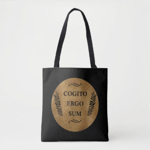 Bolso De Tela Cogito ergo sum