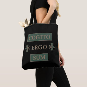 Bolso De Tela Cogito ergo sum