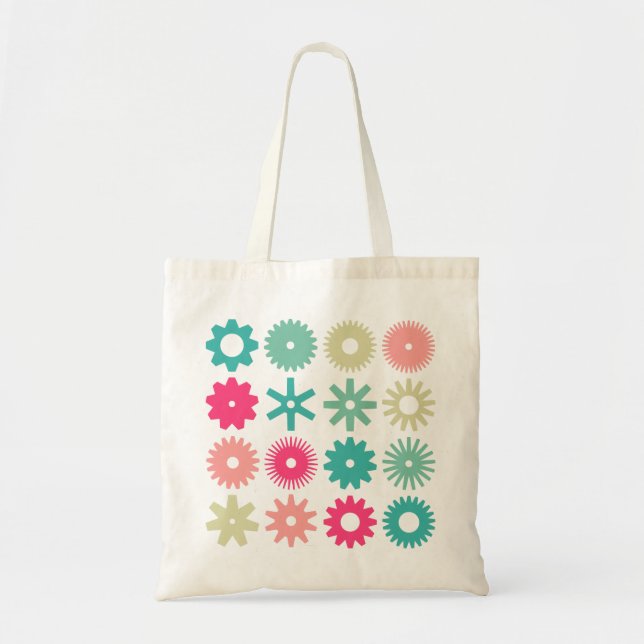 Bolso De Tela Cogs - Colores 01 (Frente)