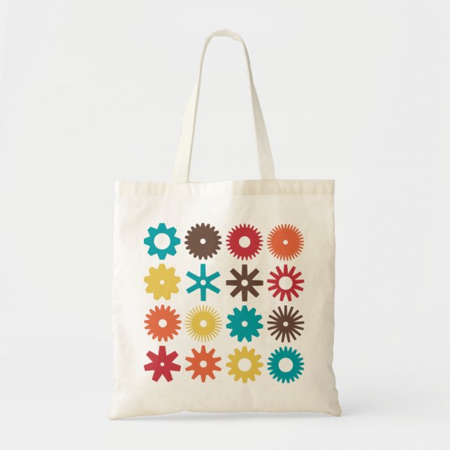Bolso De Tela Cogs - Colores 02 (Frente)