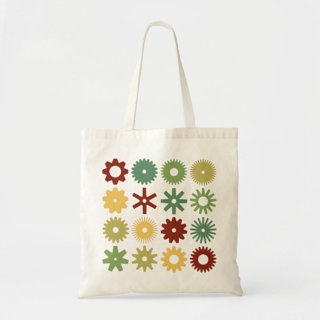 Bolso De Tela Cogs - Colores 03 (Frente)