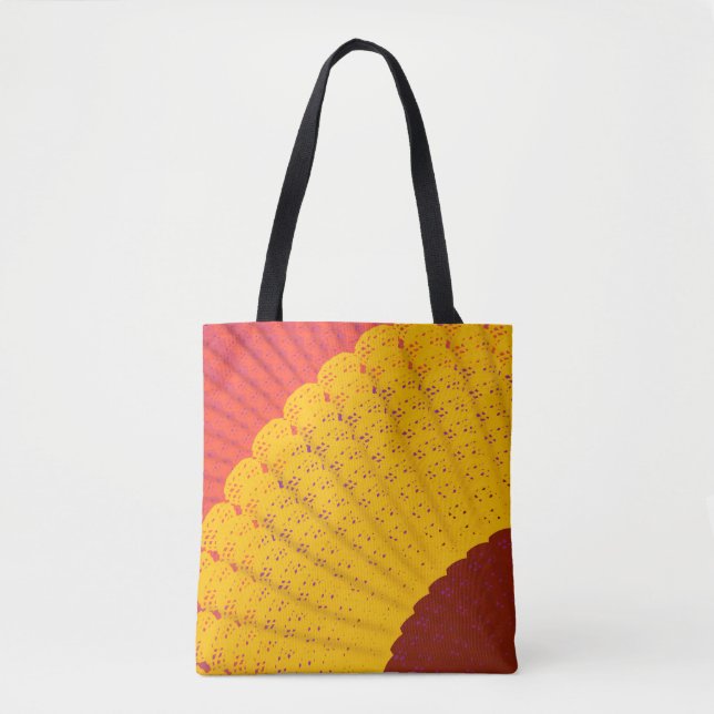 Bolso De Tela Cojín, Abanico  (Anverso)