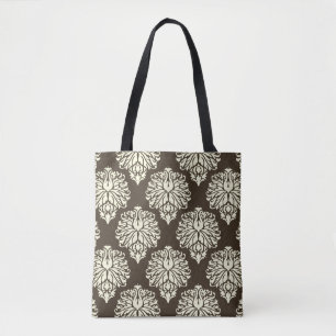 Bolso De Tela Cola Damask de Cabaña del Sur