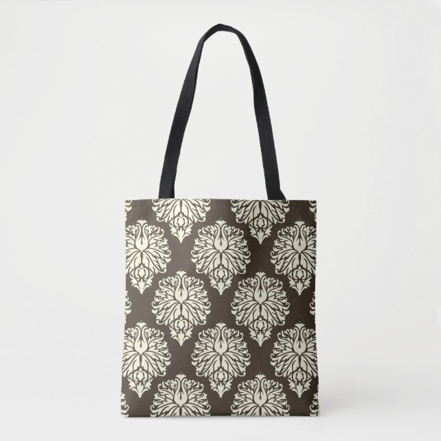 Bolso De Tela Cola Southern Cottage Damask (Anverso)