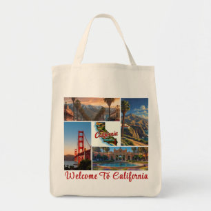 Bolso De Tela Colage de fotos de monumentos personalizados de la