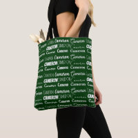 Colaje de nombre personalizado Cool Green