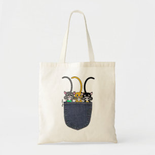 Bolso De Tela Colas del gatito
