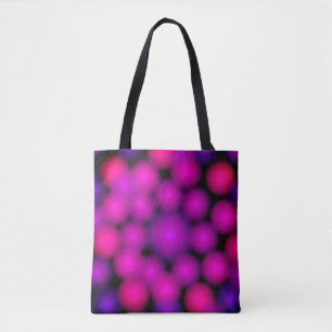 Bolso De Tela Colas moradas a lo lejos