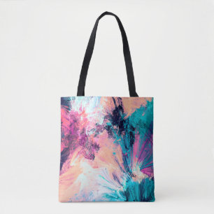 Bolso De Tela Cold multicolor beautiful futuristic pattern. Abst